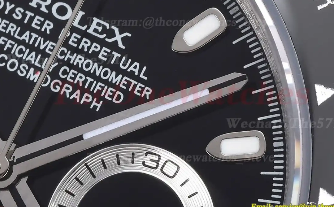 SS RU Daytona GDF Dial A3836 40mm Black 0416
